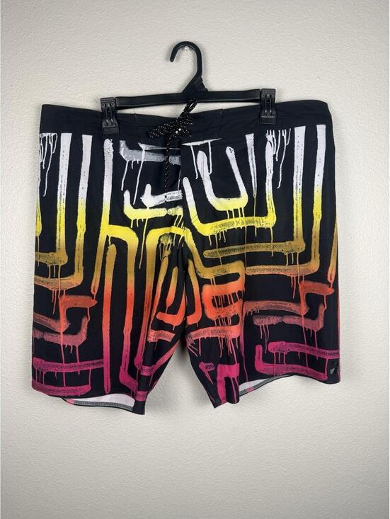 Billabong Other - Billabong Airlite Sundays Boardshorts 38 Graffiti Neon Surf Swim Trunks